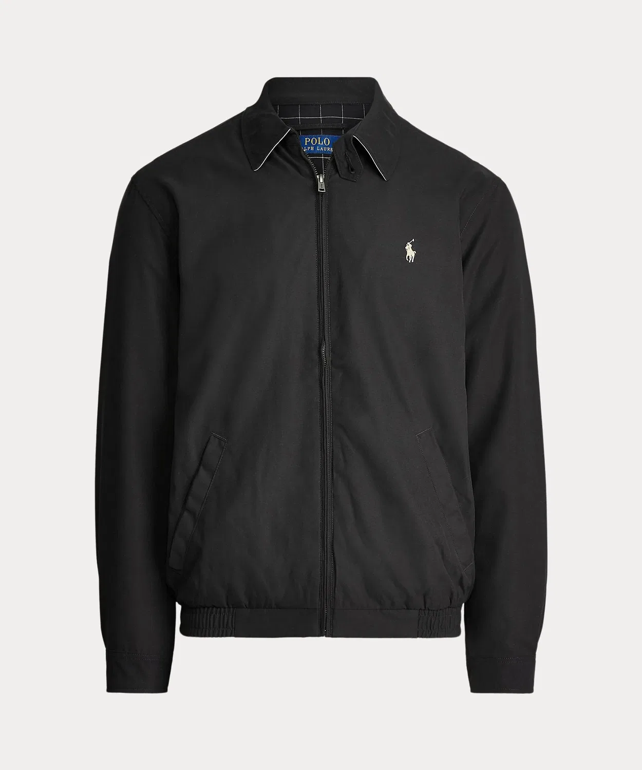Ветровка лёгкая Polo Ralph Lauren с вискозной структурой, чёрная — фото 2