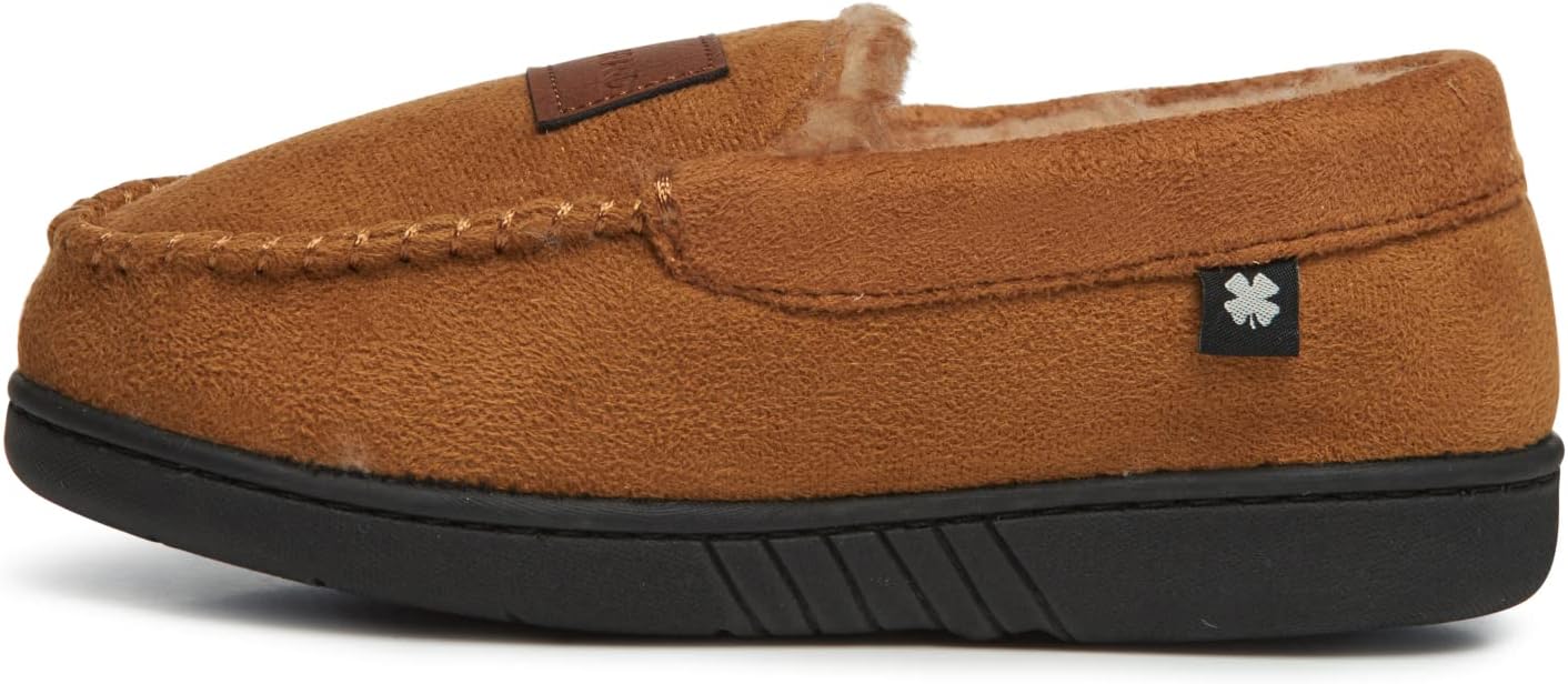 Детские мокасины Lucky Brand с микровельветом и мягкой утепленной подкладкой, Tan — фото 2