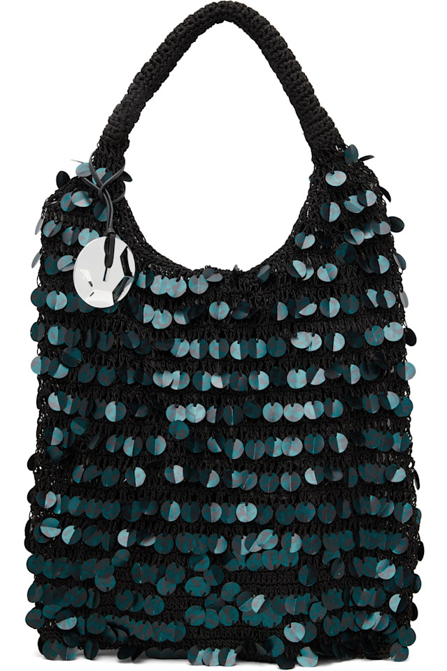 

Сумка с пайетками Jw Anderson, цвет dark teal