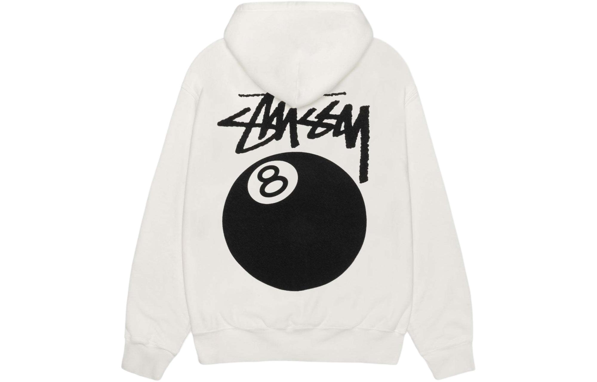 Stussy SS24 8 Ball Hoodie Pigment Dyed In Khaki — фото 3