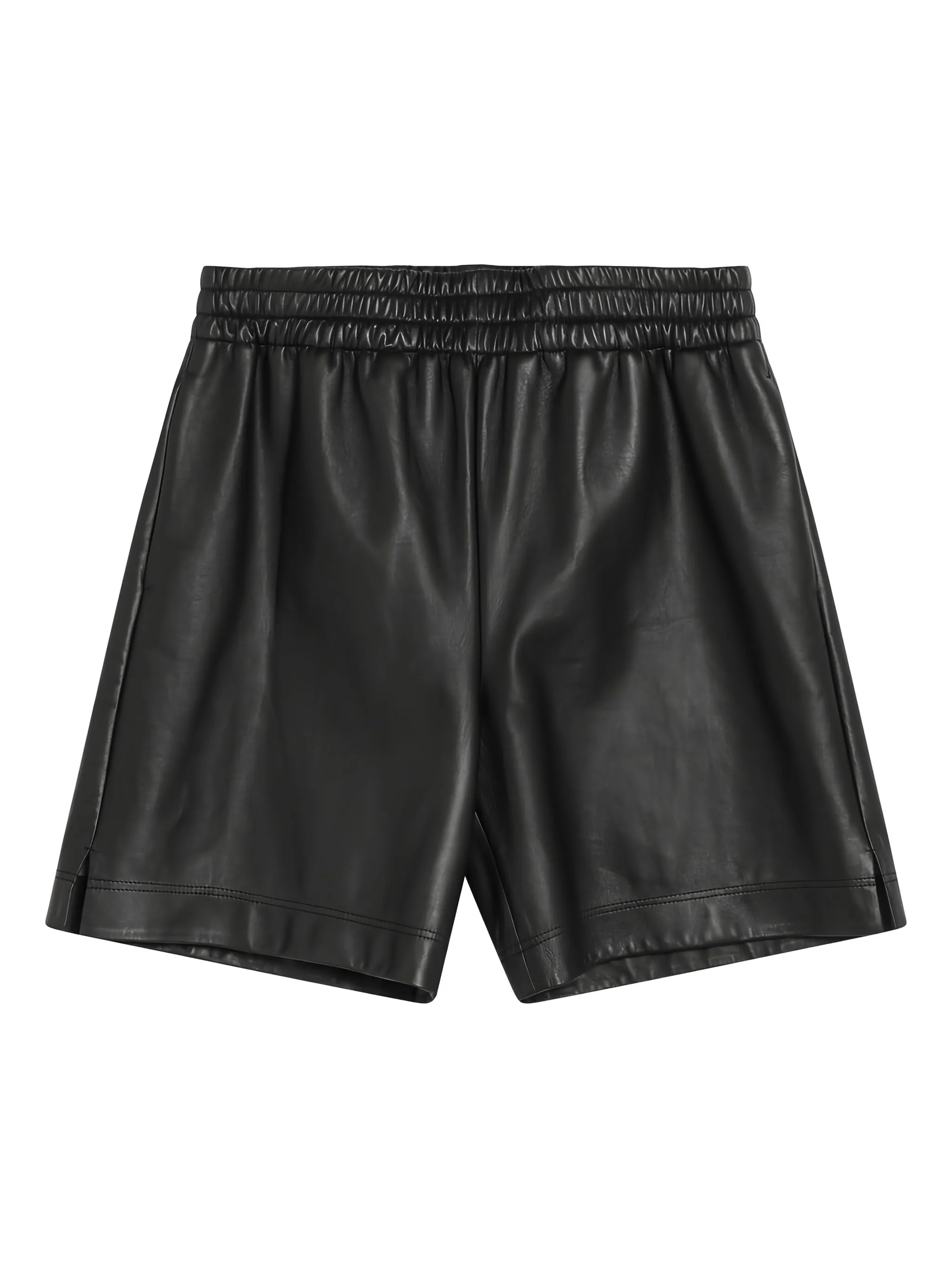 

Кожаные шорты Gucci, черный