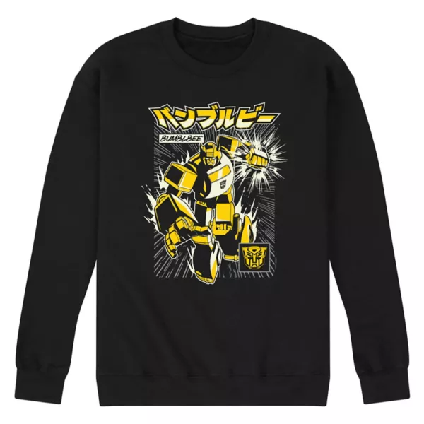 

Мужская флисовая толстовка Bumblebee из серии Transformers Licensed Character, черный