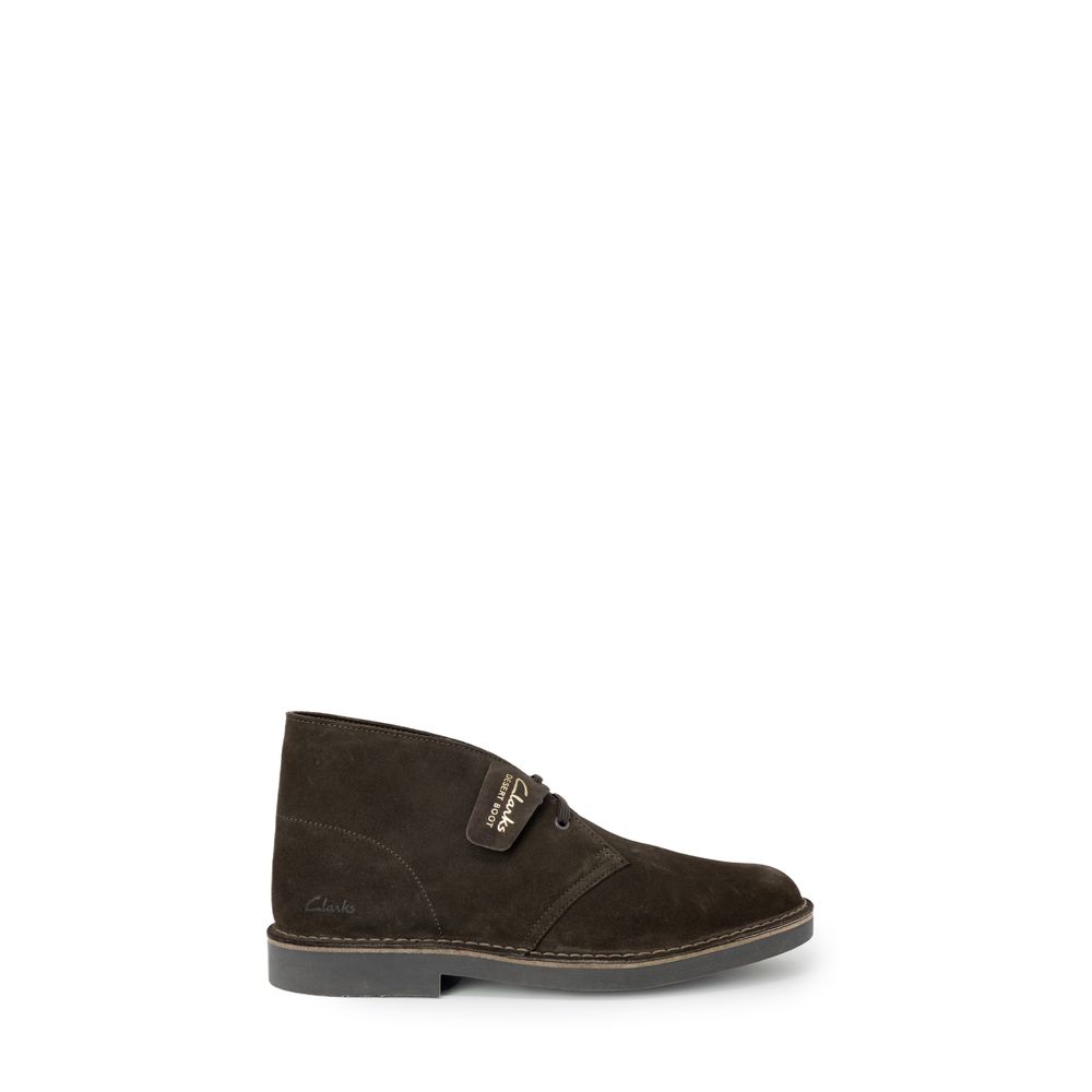 

Коричневые кожаные ботинки Clarks, Коричневый, Коричневые кожаные ботинки Clarks