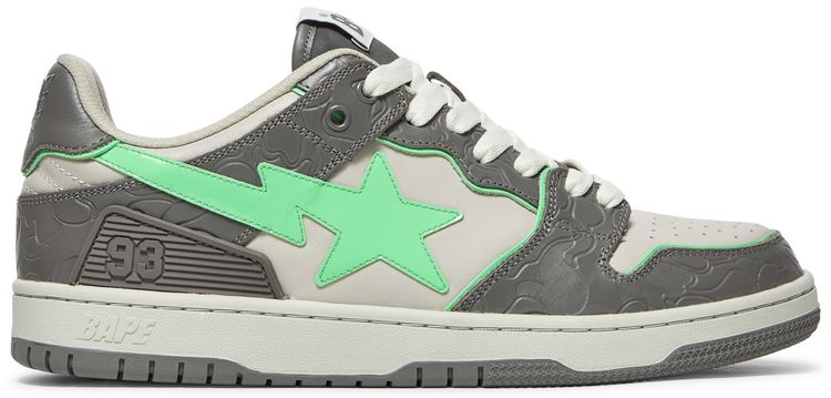 

Кроссовки BAPE Sk8 Sta 'Grey Green', серый