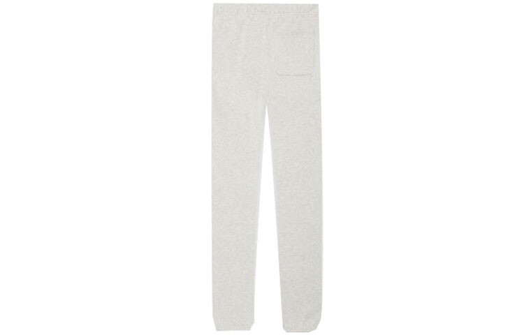 SS21 Трикотажные спортивные штаны унисекс овсянка Fear Of God Essentials, светло-бежевый — фото 2