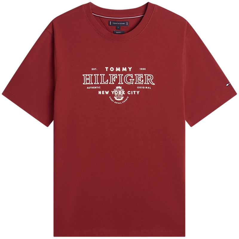 Tommy Hilfiger Футболка мужская Red XIT с круглым вырезом Moderate — фото 2
