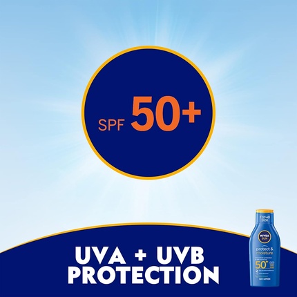 Солнцезащитный лосьон для защиты и увлажнения SPF 50 Travel Size 100 мл Nivea — фото 3