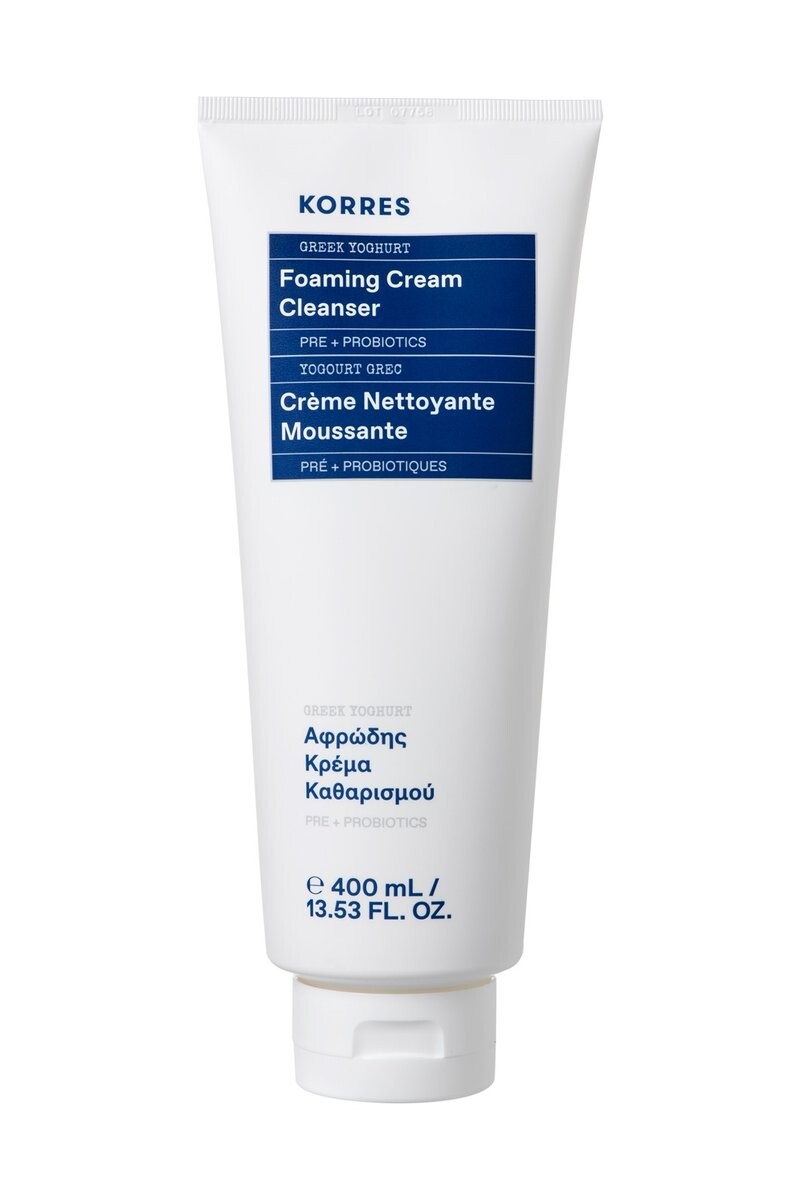 

Korres Крем-гель для умывания «Греческий йогурт» с пробиотиками 400 мл