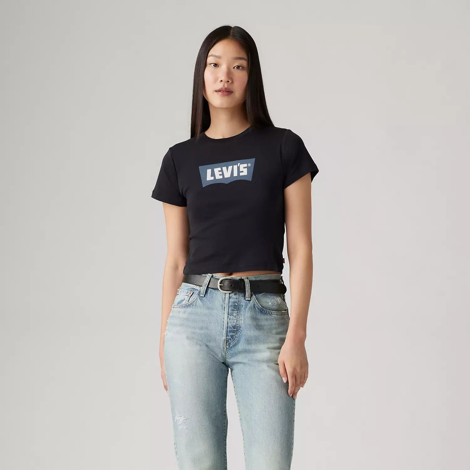 Спортивная футболка с графическим принтом Levi's, цвет Caviar - Black — фото 2