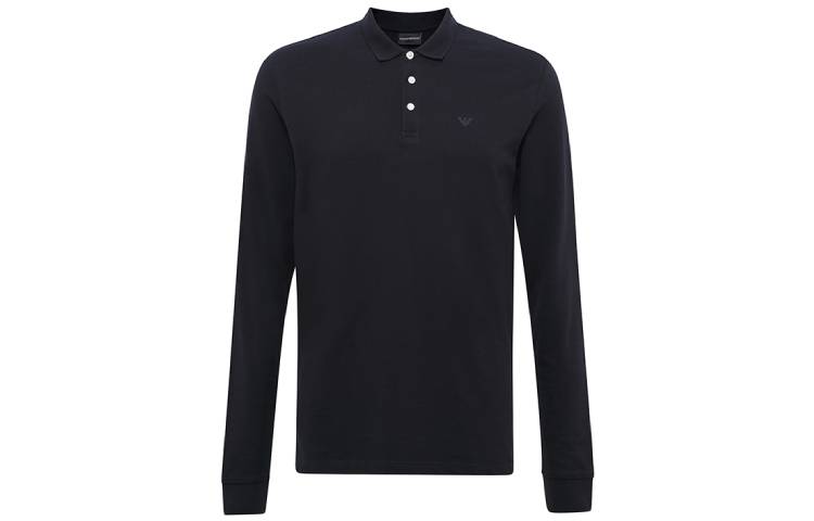 

Футболка поло мужская темно-синяя EMPORIO ARMANI