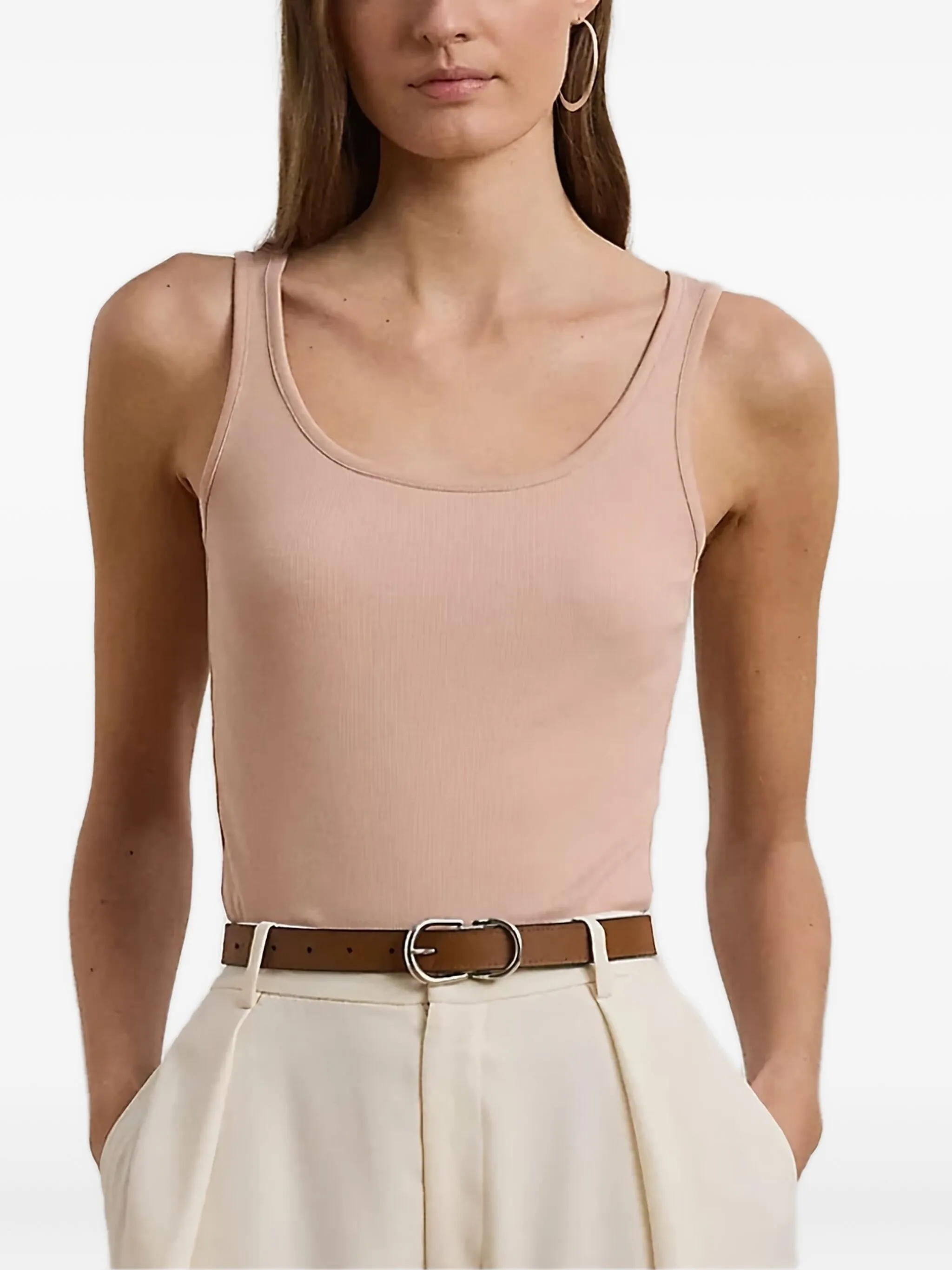 

Топ с U-образным вырезом Lauren Ralph Lauren, розовый