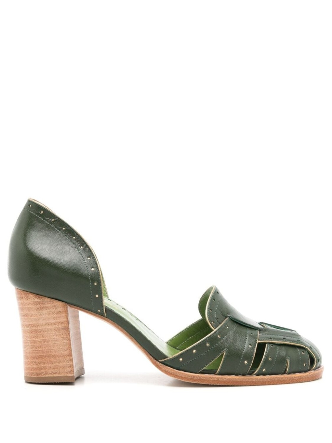 

Туфли Scarpin Colette 55 Sarah Chofakian, зеленый