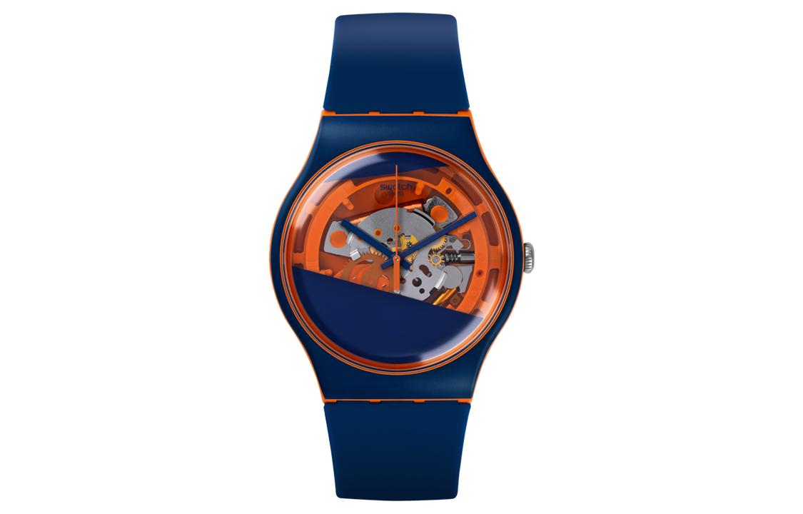 

Унисекс 41 мм скелетон часы SUOO102 SWATCH