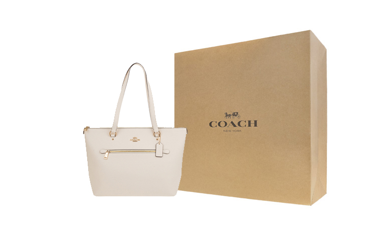 

COACH Сумка-тоут из натуральной кожи с поперечным тиснением