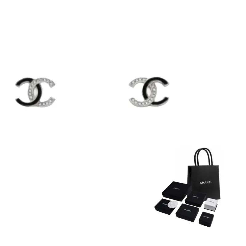 

CHANEL Металлические серьги Unisex Silver