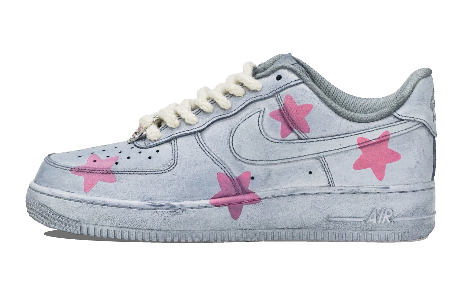 

Кроссовки Nike Air Force 1 Skateboarding Shoes Men Low-top Pink, розовый