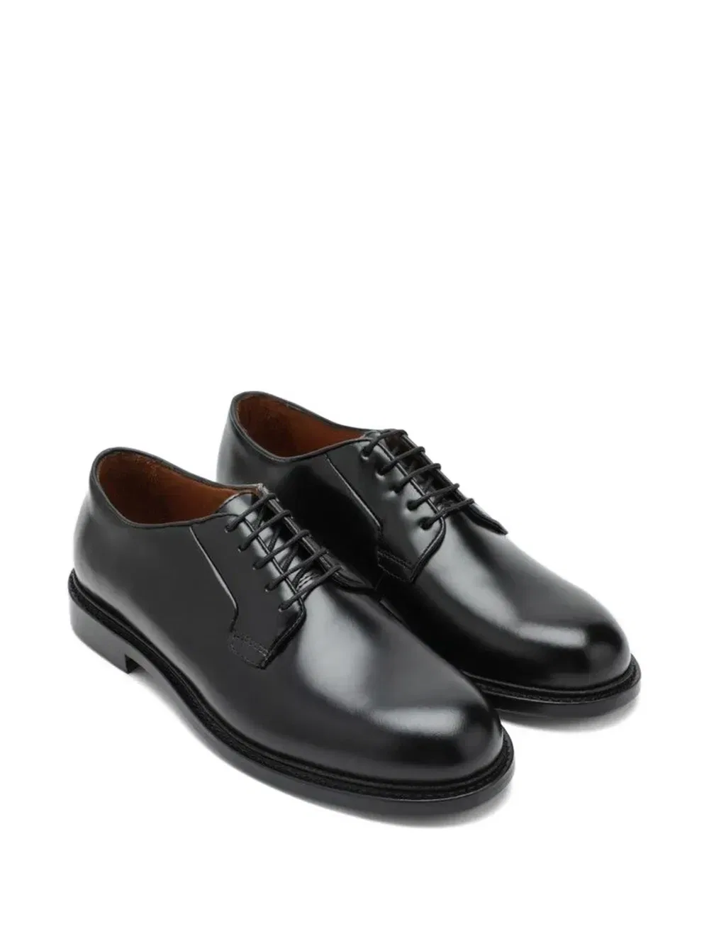 Дерби из кожи Milton Sebago, черный