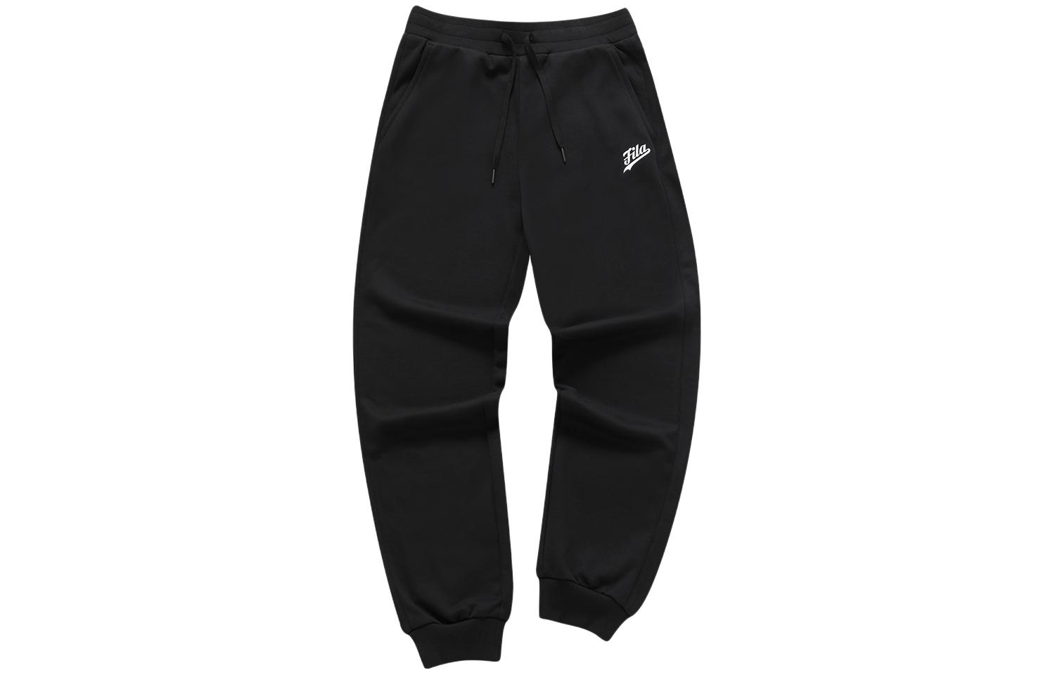 

FILA FUSION Вязаные спортивные брюки мужские Jet Black