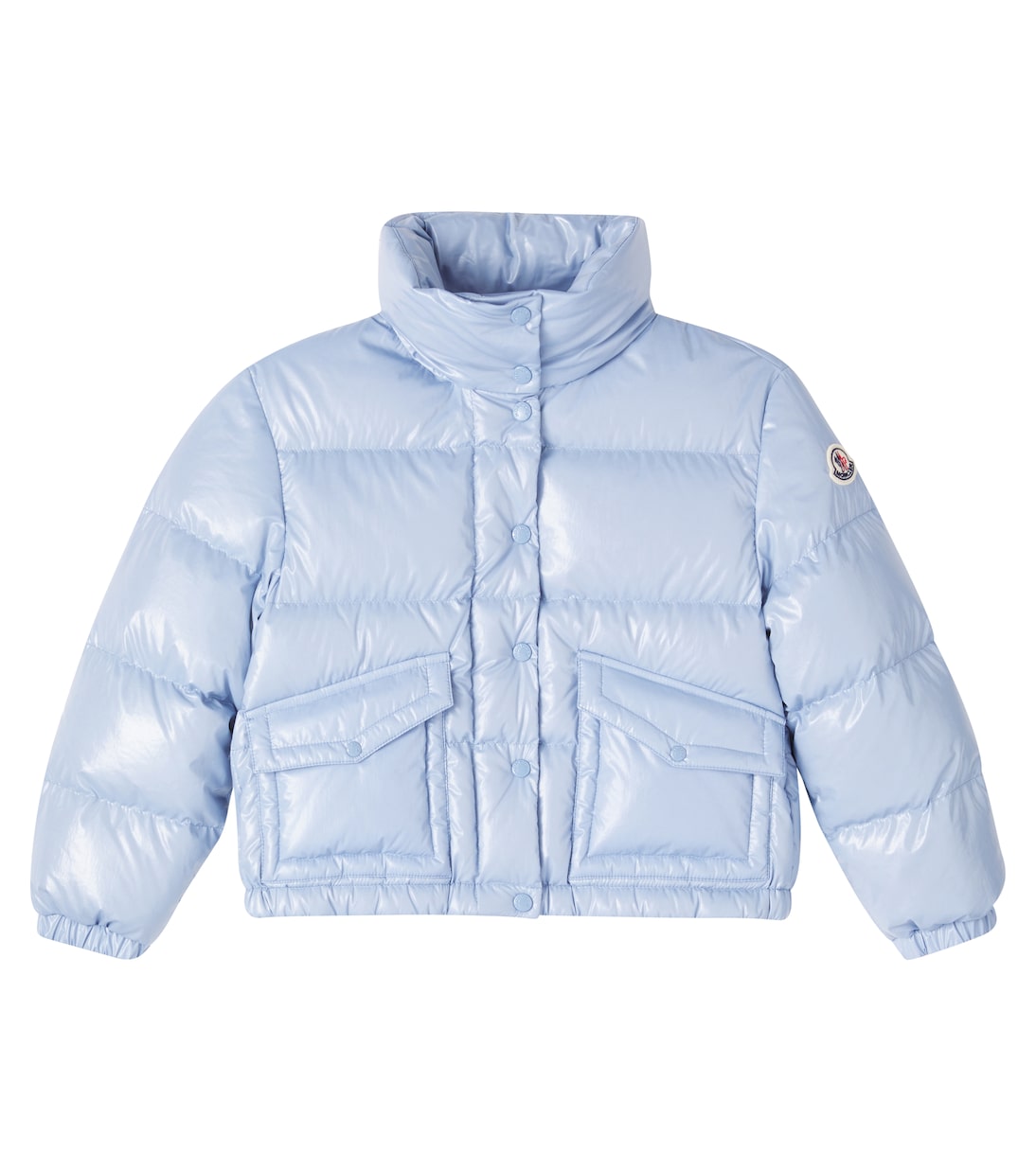 

Пуховик Puivert Moncler Enfant, светло-синий