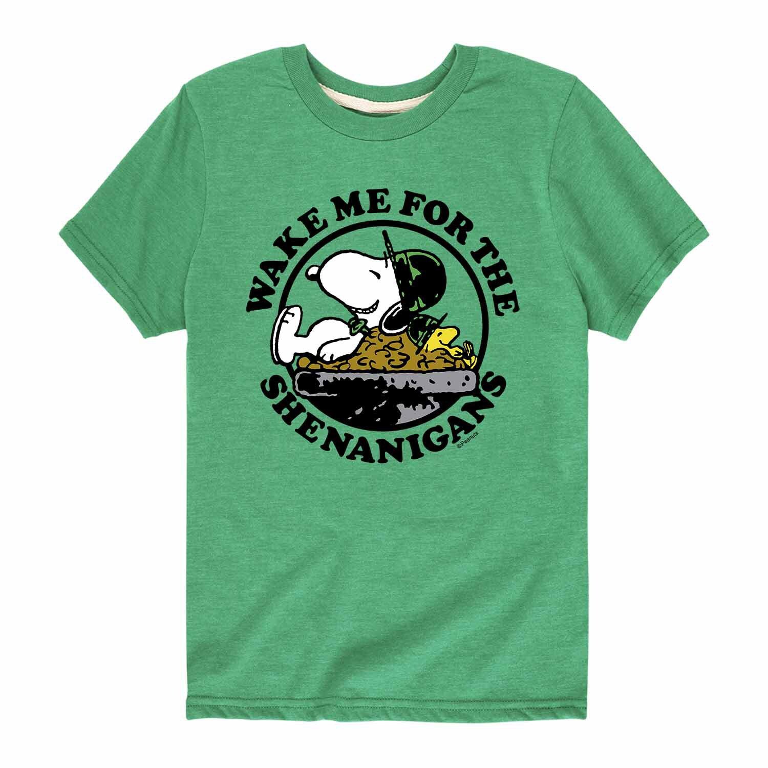 

Футболка с рисунком Peanuts Shenanigans Snoopy для мальчиков 8–20 лет Licensed Character