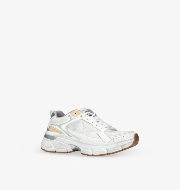 Кроссовки Lightstar 10272 с низким верхом из кожи и сетки Golden Goose, мультиколор — фото 3