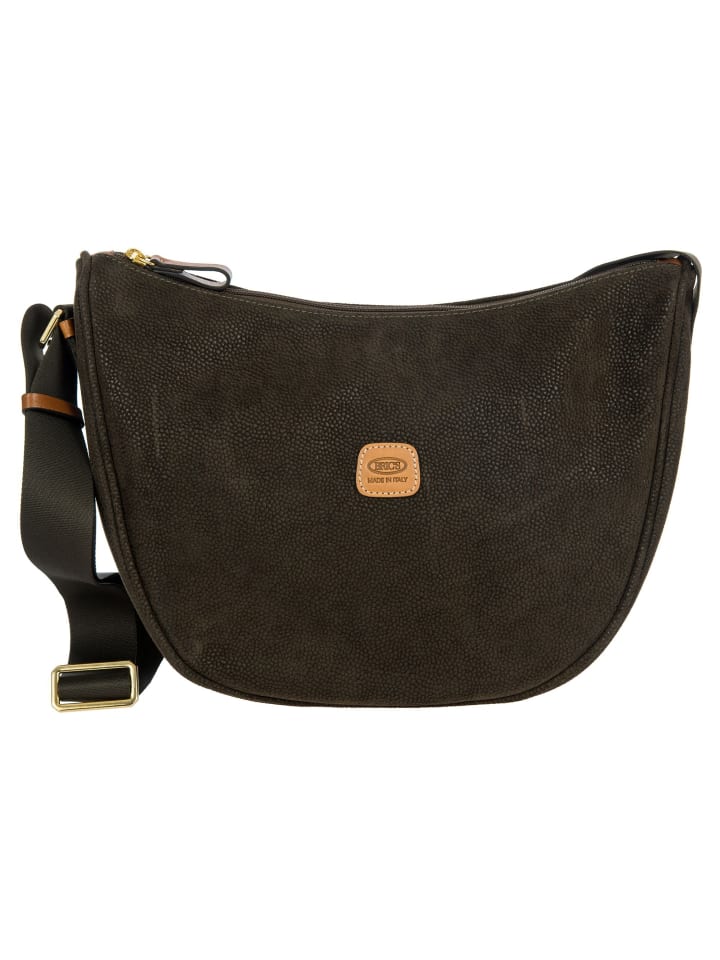 

Сумка через плечо Life Luna 35 см оливково-зеленого цвета BRIC`s