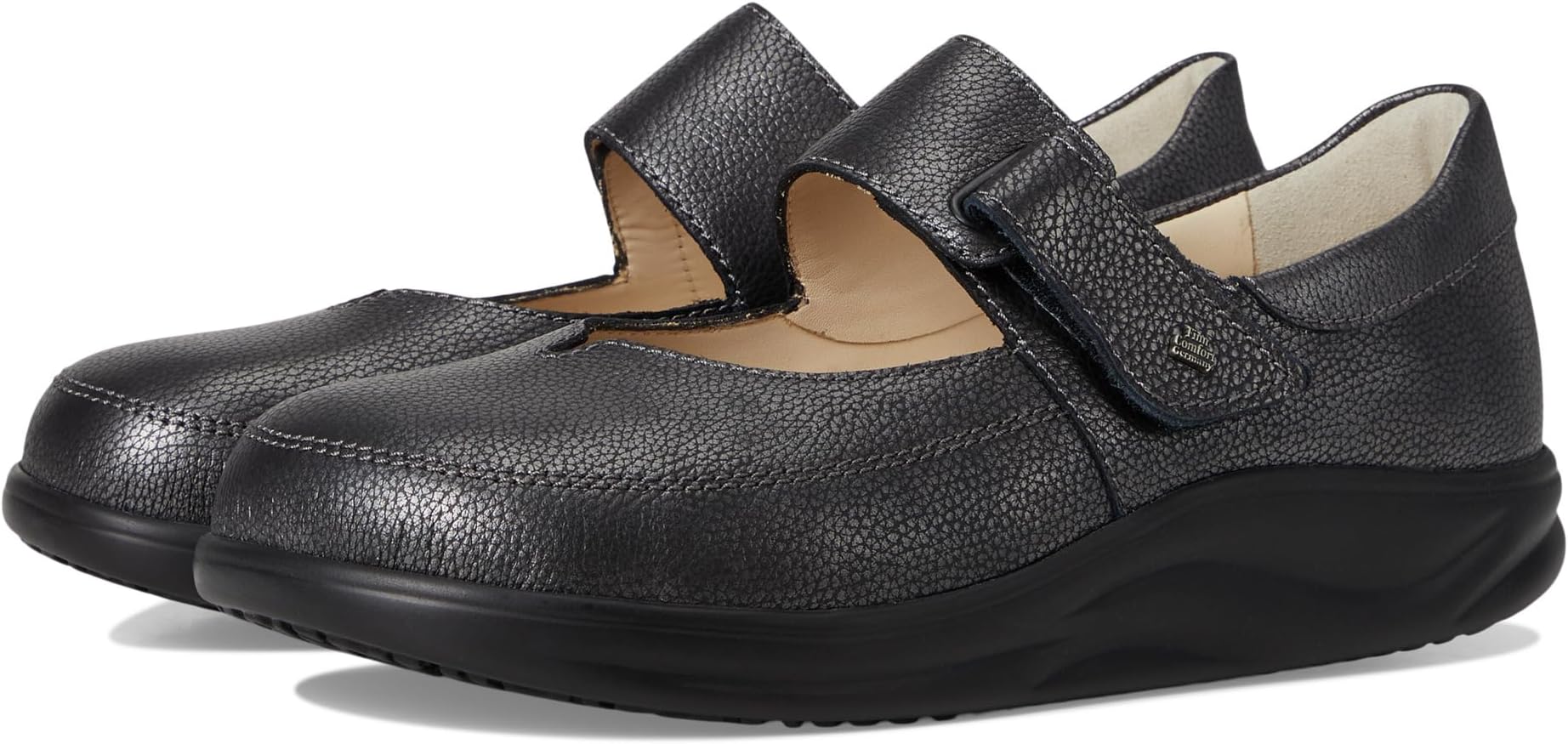 Балетки Finn Comfort Women's Nagasaki Carbon Natural, Charcoal