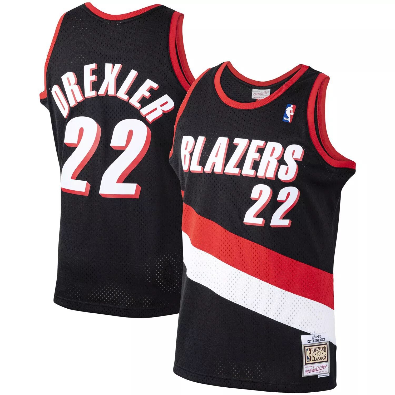 

Мужские черные джерси Swingman Mitchell & Ness Clyde Drexler Portland Trail Blazers 1991-92 гг., Черный, Мужские черные джерси Swingman Mitchell & Ness Clyde Drexler Portland Trail Blazers 1991-92 гг.