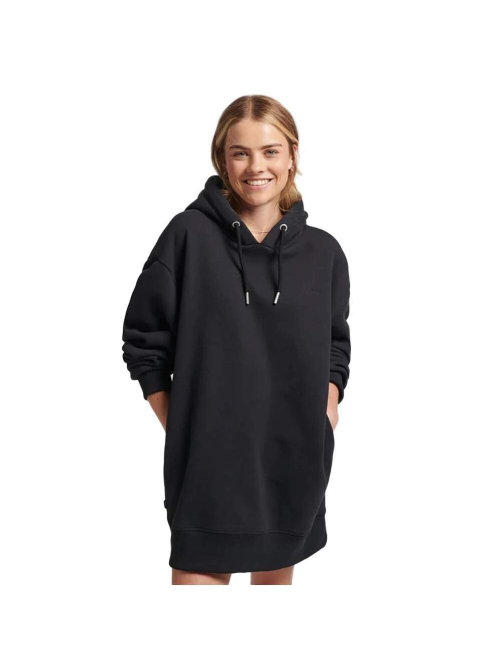 

Платье классическое с вышивкой Superdry, черный