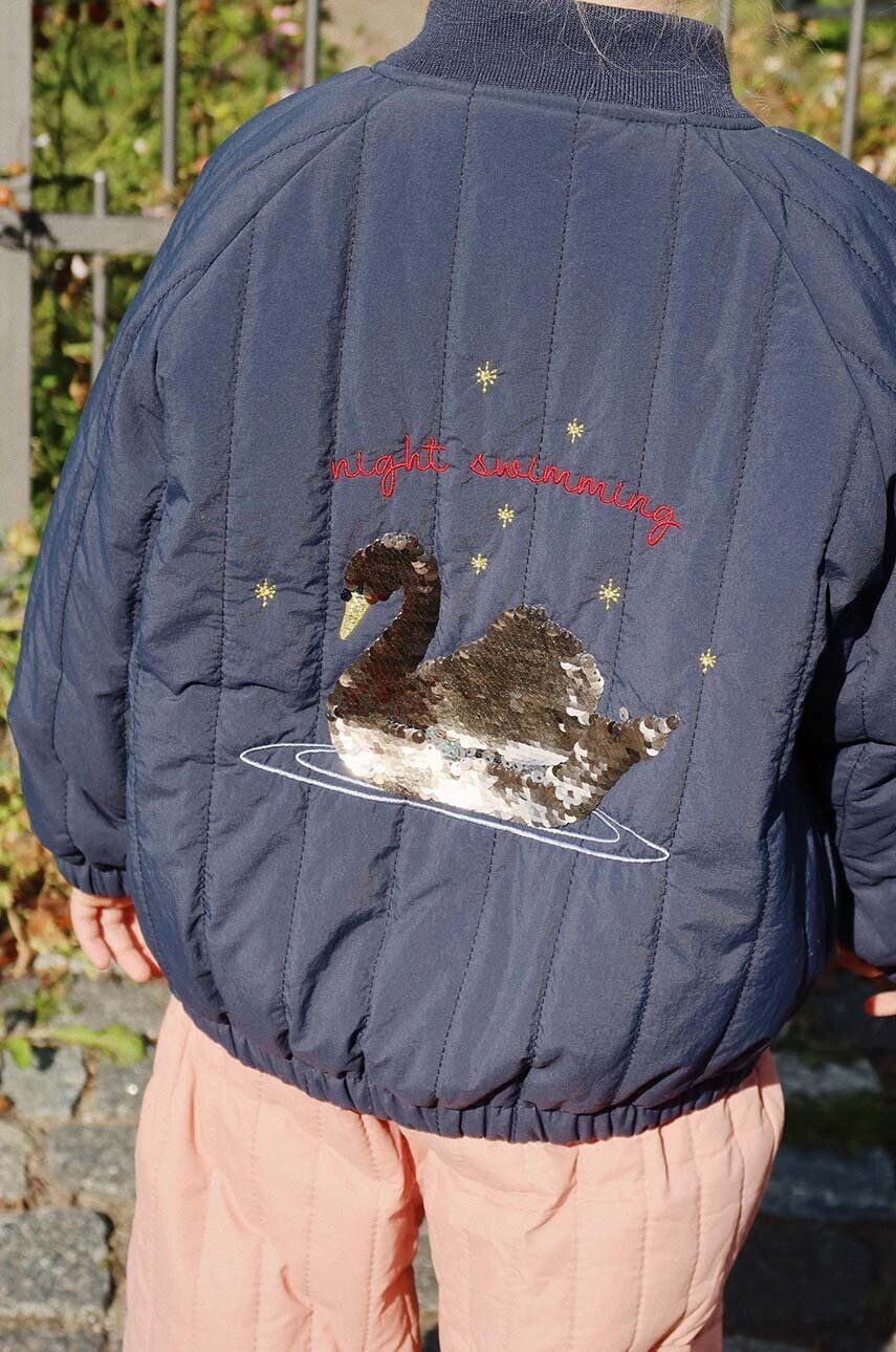 

Детский бомбер Konges Sløjd JUNO SEQUIN BOMBER JACKET, темно-синий