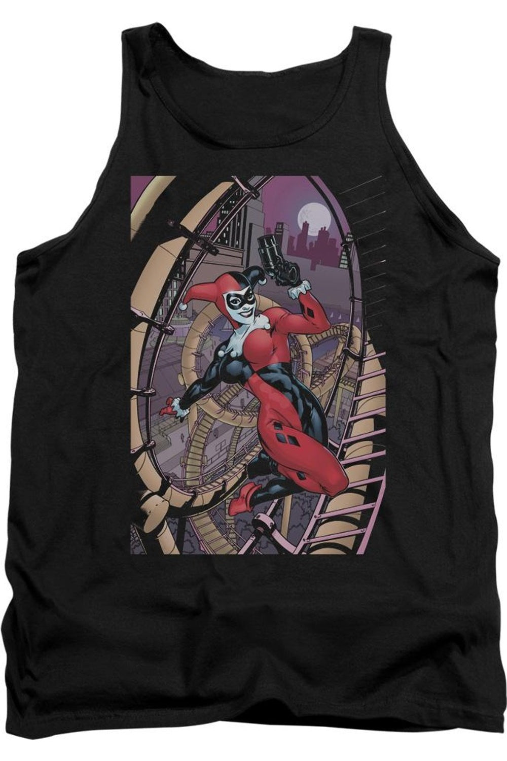 

Бэтмен Harley First Adult Майка Gildan, черный
