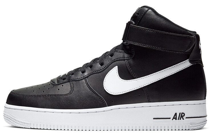 

Кроссовки Nike Air Force 1 High Black White 2020, Черный, Кроссовки Nike Air Force 1 High Black White 2020