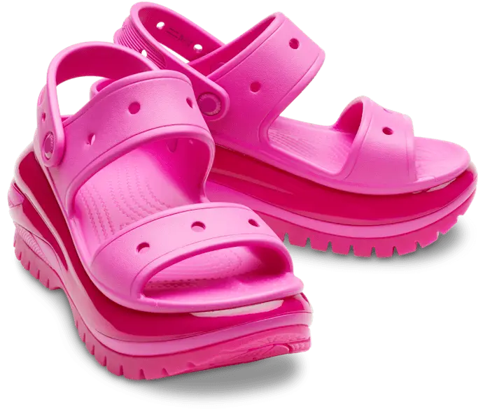 Сандалии Mega Crush Crocs женские, цвет Juice — фото 2