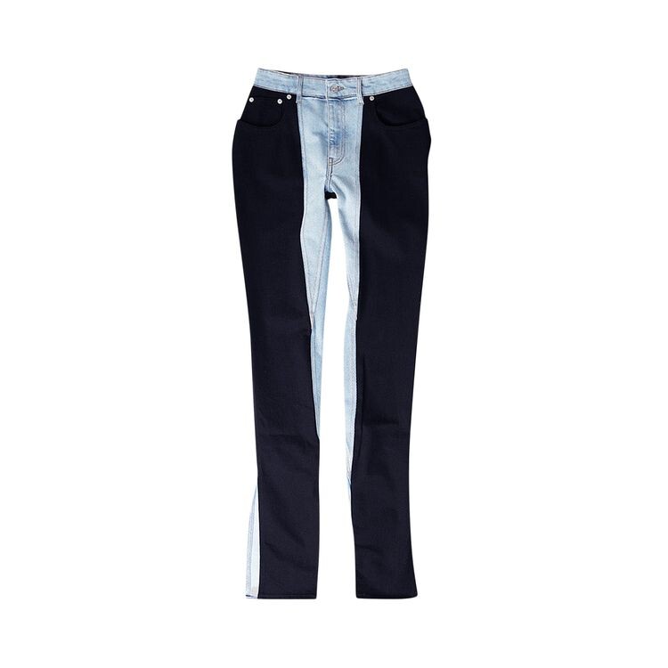 

Джинсы Mugler Bi-Color Skinny Jeans Tokyo Blue/Black, синий