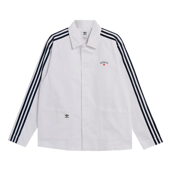 

Куртка adidas originals x NOAH Crossover Logo Stripe Jacket White, белый