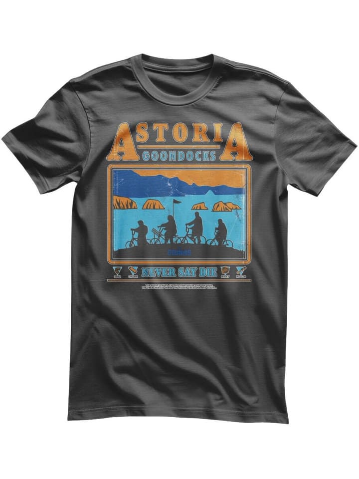 

Футболка "The Goonies - Astoria Goondocks T-Shirt" серого цвета, Серый, Футболка "The Goonies - Astoria Goondocks T-Shirt" серого цвета