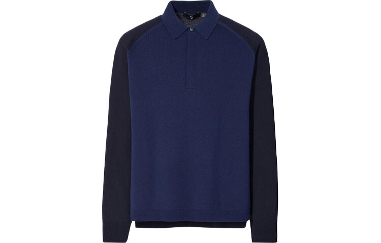 

Мужская рубашка поло UNIQLO, цвет Blue