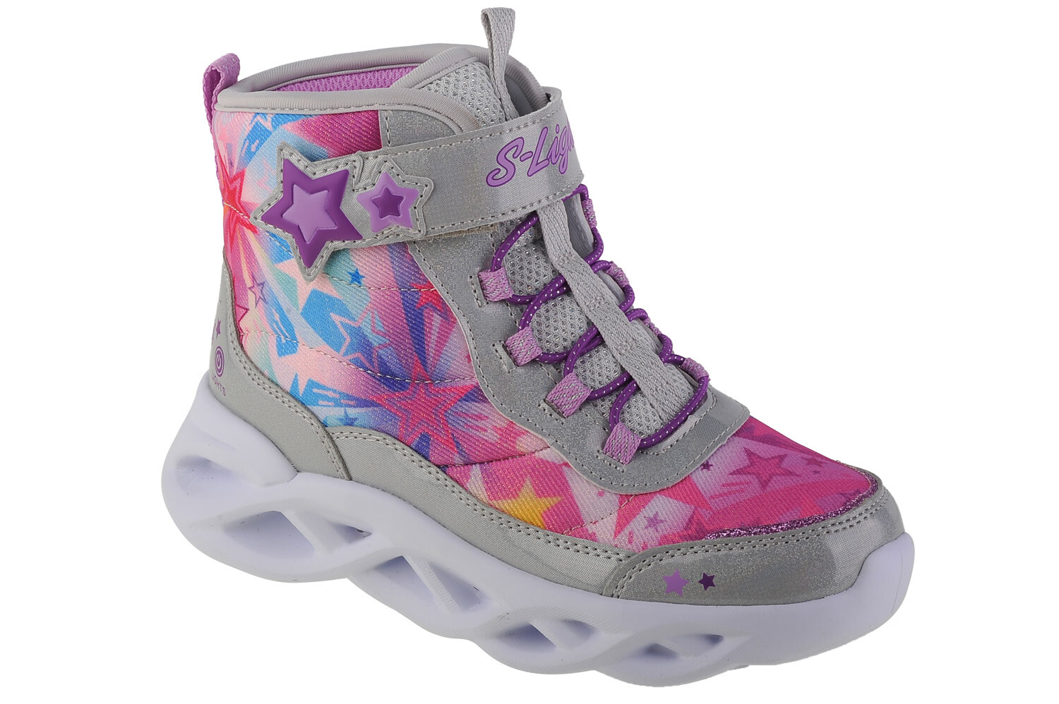 

Сапоги Skechers Skechers Twisty Brights Sweet Starz, серебряный