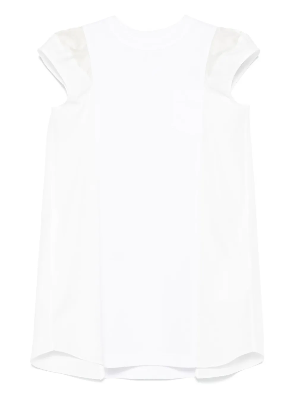 

Многослойное платье мини SACAI, белый
