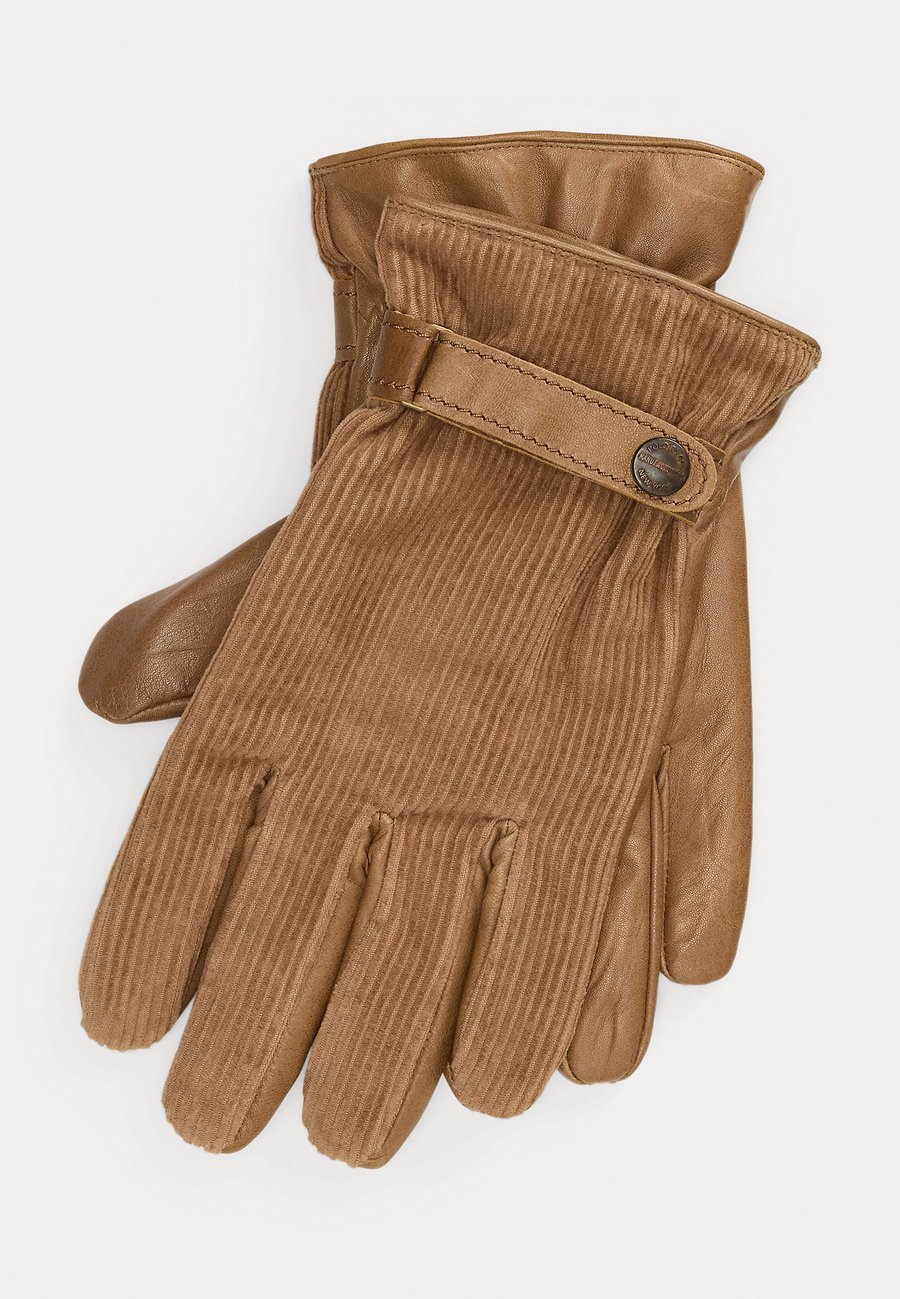 

Перчатки Polo Ralph Lauren CORDUROY AND SHEEPSKIN INSULATED GLOVES, New Bronze/Bronze