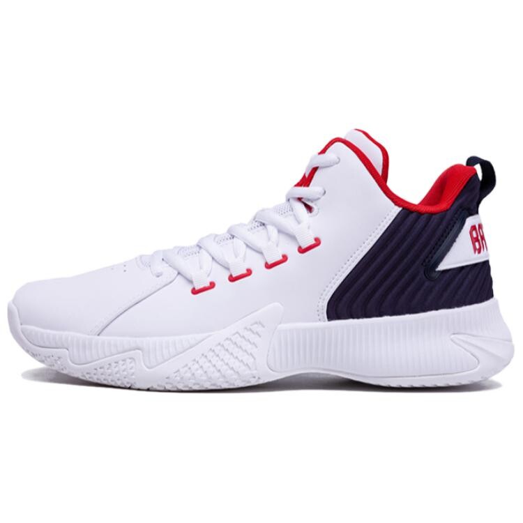 

Баскетбольные кроссовки Basketball Shoes Men Low-Top White/Blue/Red Qiaodan