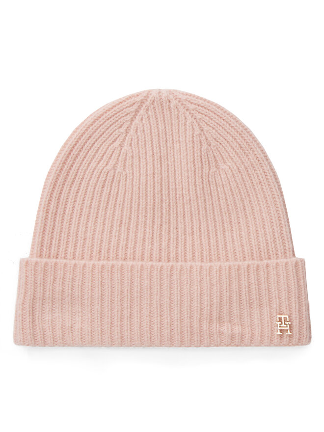 

Шапка Tommy Hilfiger Th Cashmere AW0AW17772, розовый