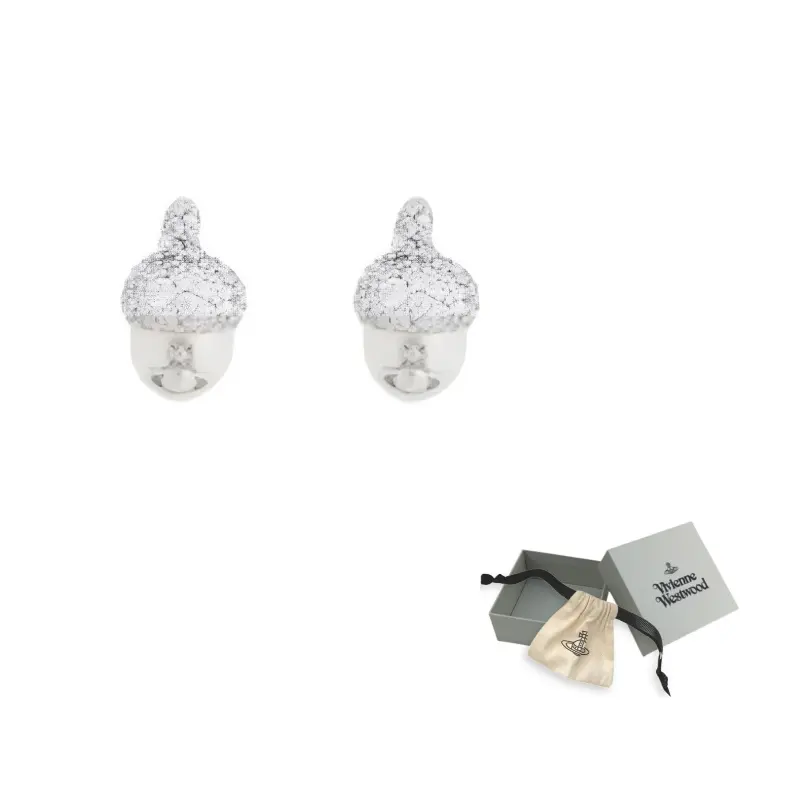 

Vivienne Westwood Серьги-гвоздики Cubic Zirconia для женщин, серебро