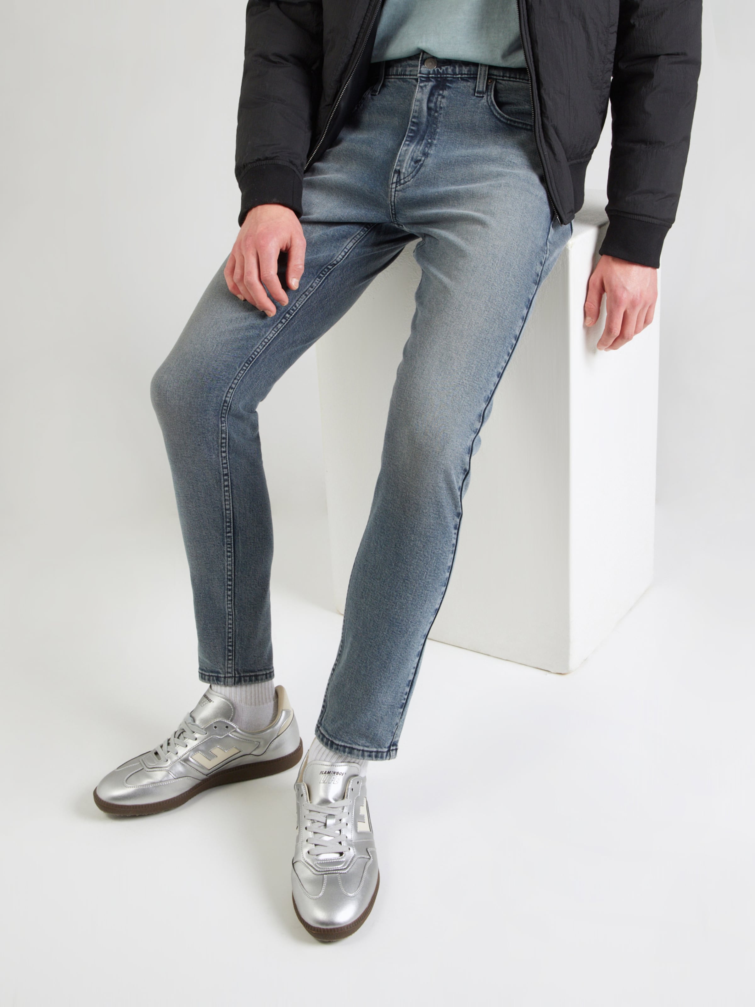 LEVI'S  Джинсы '512 Slim Taper Jeans' в синем дениме, Slim fit — фото 3
