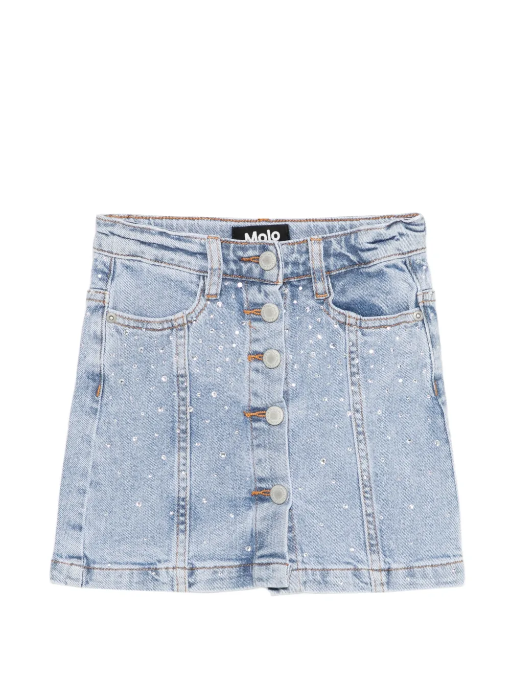 

Юбка Bera с украшениями и застежкой на пуговицы Molo, синий