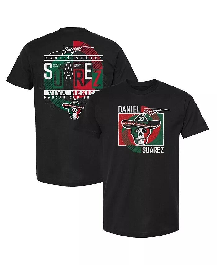 

Мужская черная футболка Daniel Suarez Vivo Trackhouse Racing Team Collection, черный