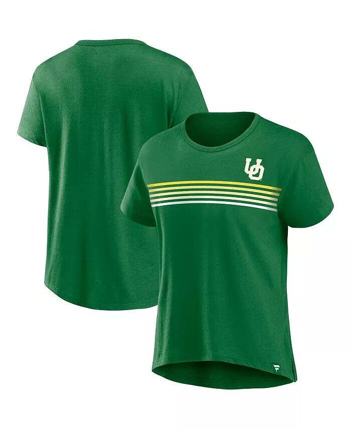 

Женская зеленая футболка Oregon Ducks Tie Breaker Fanatics