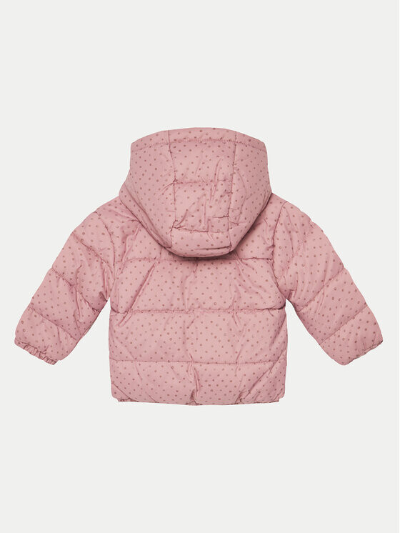 Пуховик стандартного кроя United Colors Of Benetton, розовый — фото 2