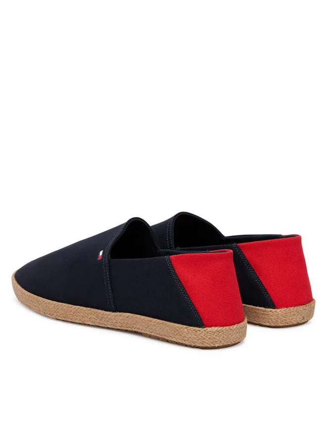 Tommy Hilfiger Эспадрильи Core Hilfiger Espadrille Textile FM0FM05792 темно-синие — фото 3