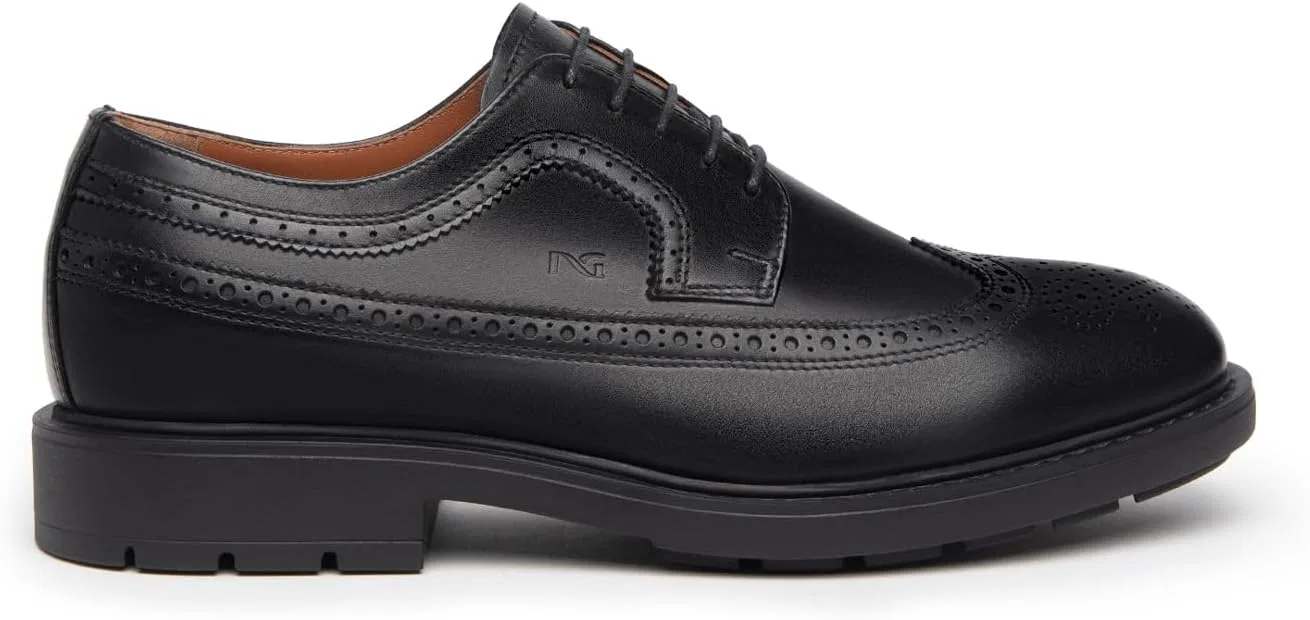 Мужские кожаные туфли на шнуровке Nero Giardini I500830U, Black